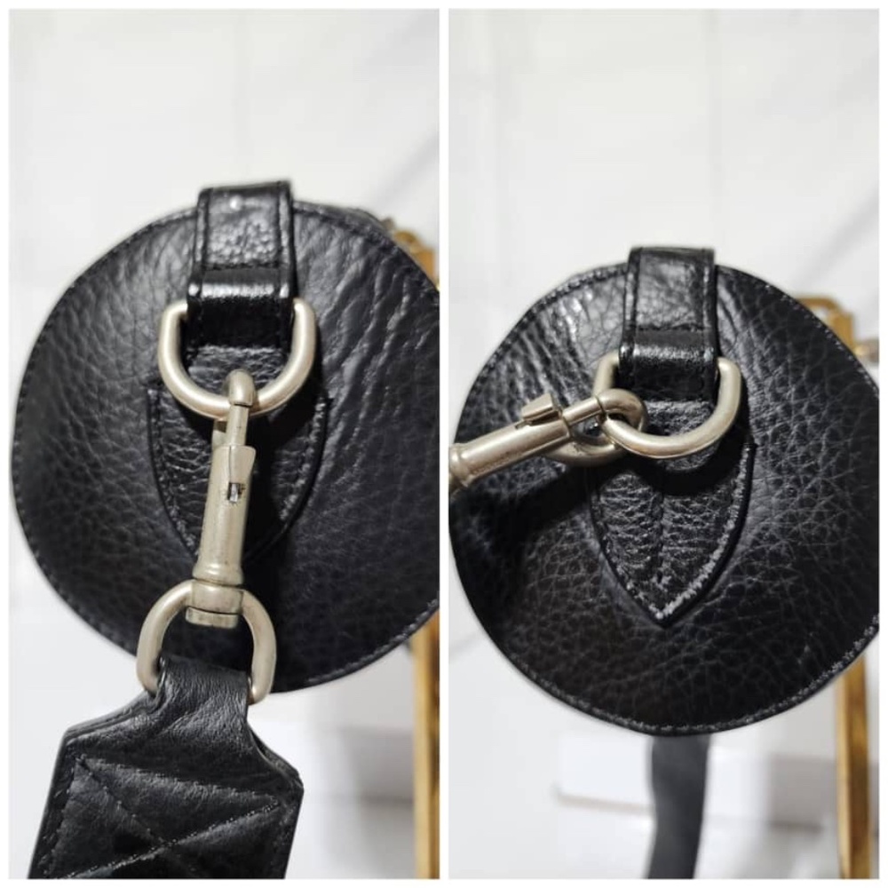 Authentic BURBERRY Calfskin The Barrel Bag Black - Picture 7 of 16